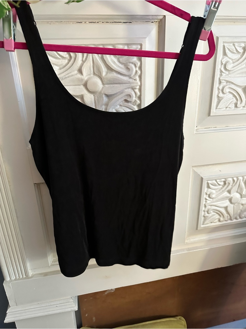 Chico's Black Scoop Neck Tank Top